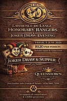 Lawrence de Lange Honorary Rangers Joker Draw Evening