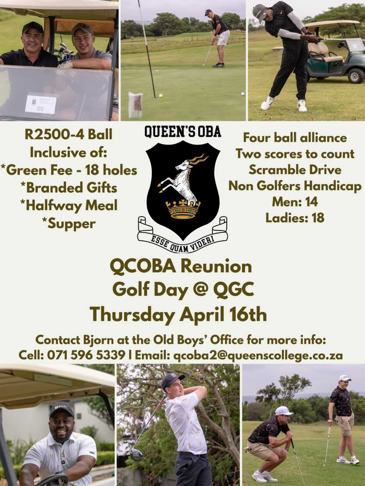 QCOBA Reunion Golf Day