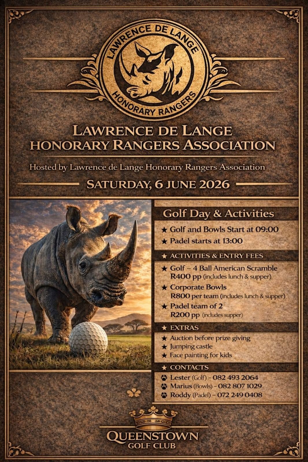 Lawrence de Lange Honorary Rangers Association